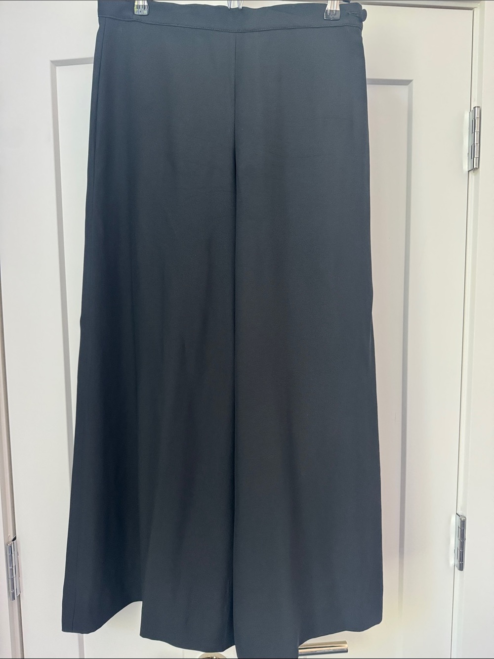 Emporio Armani Black Wide-Leg Trousers